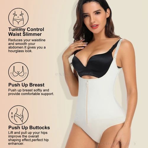 Underwear Tummy Tuck Compression Garment for Women Control Corset Body Shaper UK - Picture 4 of 23
