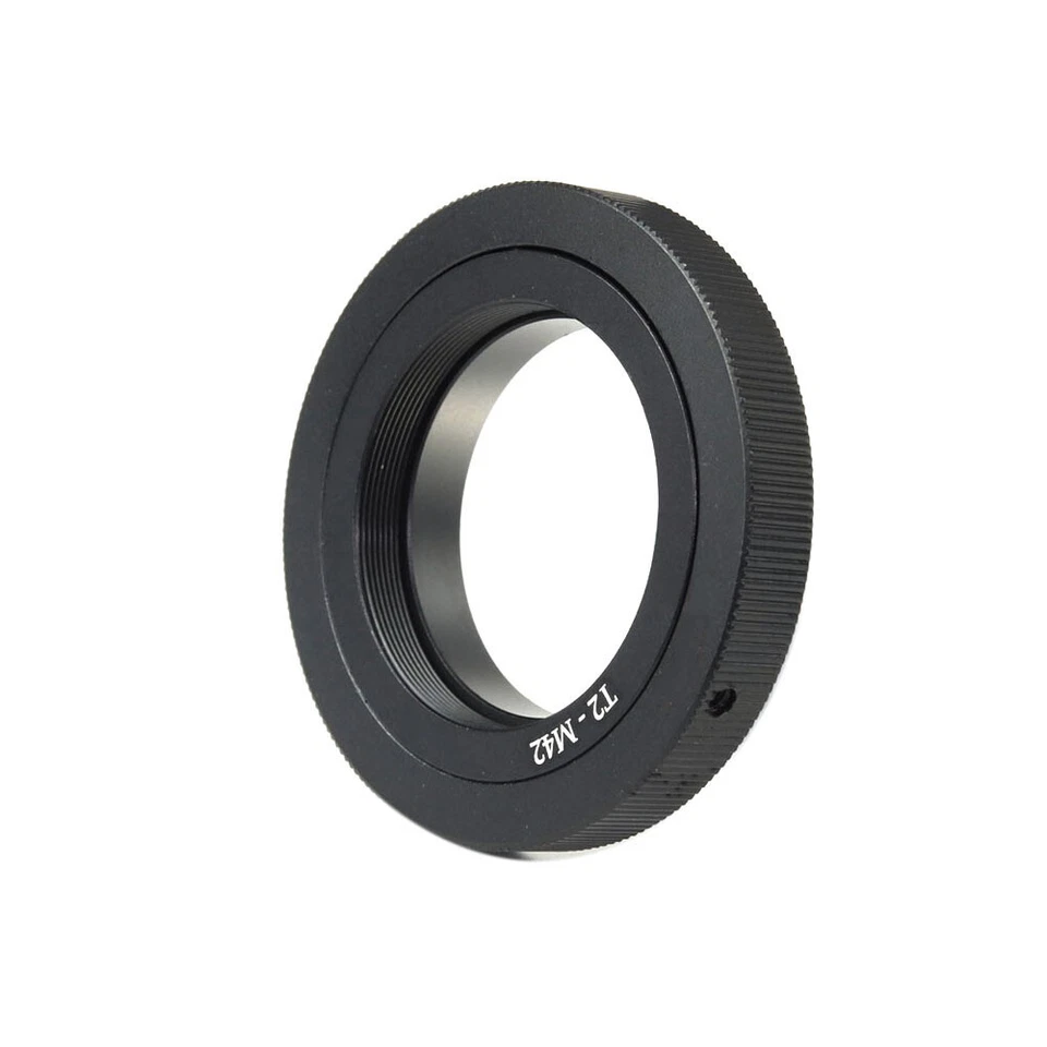 T2-M42 Lens Adapter T2 T-MOUNT Lens to M42 Screw Mount Body Adapter - Image 3 of 4