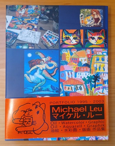 Michael Leu / SIGNED / Paintings and Prints / Helmut Orpel / Hardcover 2003 - Picture 3 of 9