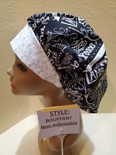 Jesus Names Easter Women's Bouffant Surgical Scrub Hat/Cap Handmade