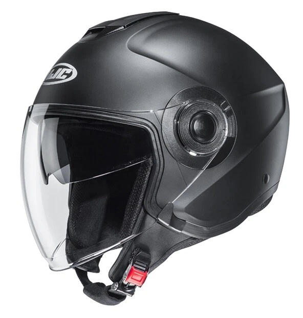Casco Moto Scooter Jet HJC i40 Negro Mate TALLA XS