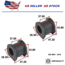 Stabilizer Bar Bushing Set (2) Front for Mitsubishi Montero 00-06 OEM Quality