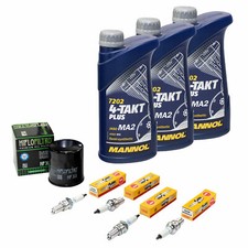 Inspektionspaket Öl 3L für XL 600 V Transalp XRV 650 XRV 750 Ölfilter+Zündkerzen