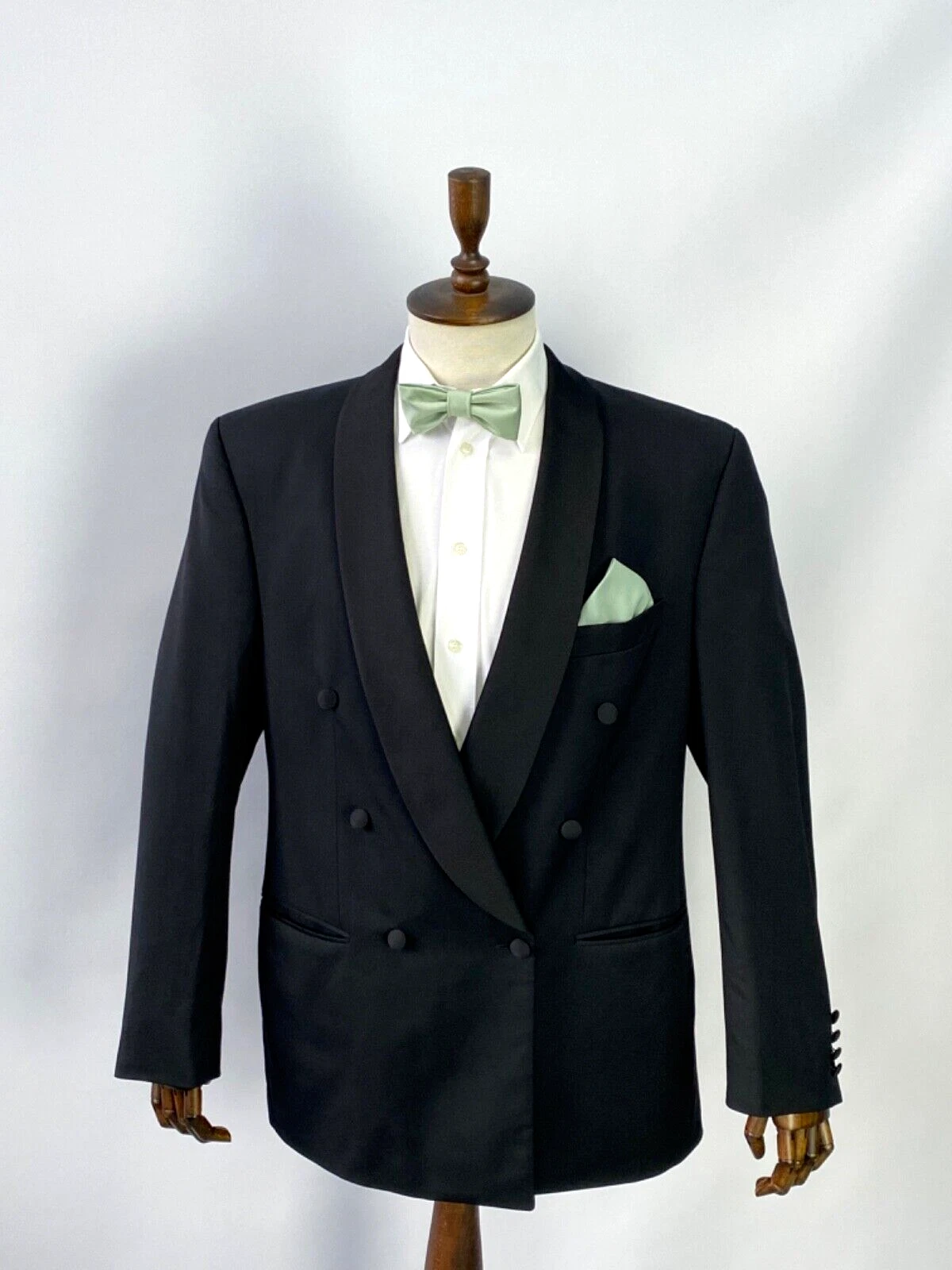 SAINT LAURENT (YSL) Giacca blazer uomo YVES SAINT LAURENT smoking lana lusso taglia EU 52 UK 42