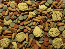 CORY CATFISH FOOD MIX WAFERS & STICKS ,Corydoras,Pleco,Bottom Feeders,ABF319