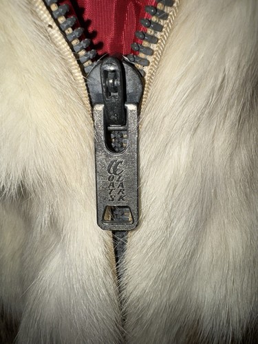 Vintage Alaska Rabbit Fur Coat Jacket Eskimo Parka Kuspuk Style SOFT Hooded READ - Picture 5 of 19