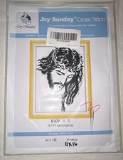 JOY SUNDAY Cross Stitch Kit “Jesus” 11” x 16” 11 Count, 3 Strands