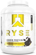 RYSE Loaded Protein Powder - Chocolate Cookie Blast - 25g Whey Protein Isolat...