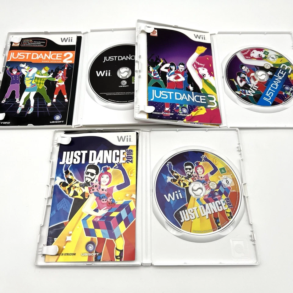 LOTTO 8 Giochi Nintendo Wii - Just Dance Mario Power Tennis - Immagine 4 di 4