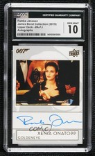 2019 James Bond Collection Goldeneye Famke Janssen Xenia Onatopp CGC 10 Auto p1l