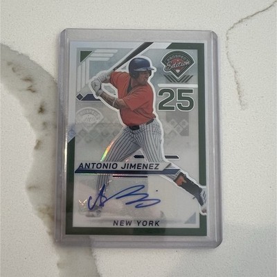 New York Mets 2025 Panini Prospect Edition Antonio Jimenez Prizm Autograph #163