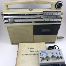 Geloso G 19-153 radio + libro ANIE 1957-58 usato + tester lampadine Philips