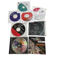 Software CDs Lot of 8 McAfee Quicken Iomega Seagate Microsoft Logitech Sony eBoo