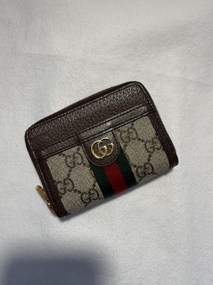 Gucci Geldbörse Ophidia GG Supreme Small Bifold Wallet mit Reißverschluss