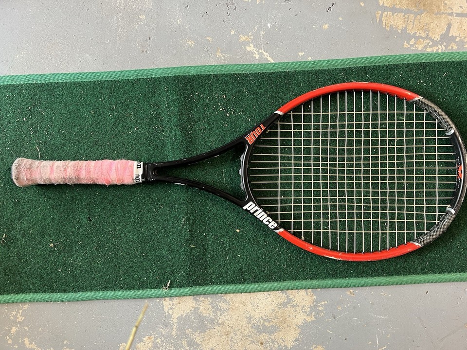 Prince Tour Diablo Mid Plus Tennis Racket, 100 sq in,used
