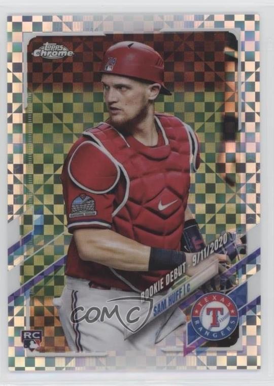2021 Topps Chrome Update Target Rookie Debut X-Fractor 34/99 Sam Huff #USC60 sy1