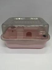 Small Animal  Cage Hamster Gerbil Mice Rat Bottle FoodDish Hideout Wheel Carrier