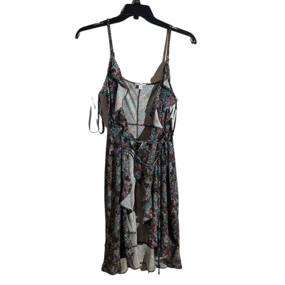 Mini Vestido Envolvente Bar III Petites Estético Sin Mangas Talla XLP Multicolor Nuevo con Etiquetas Foto 2 de 4