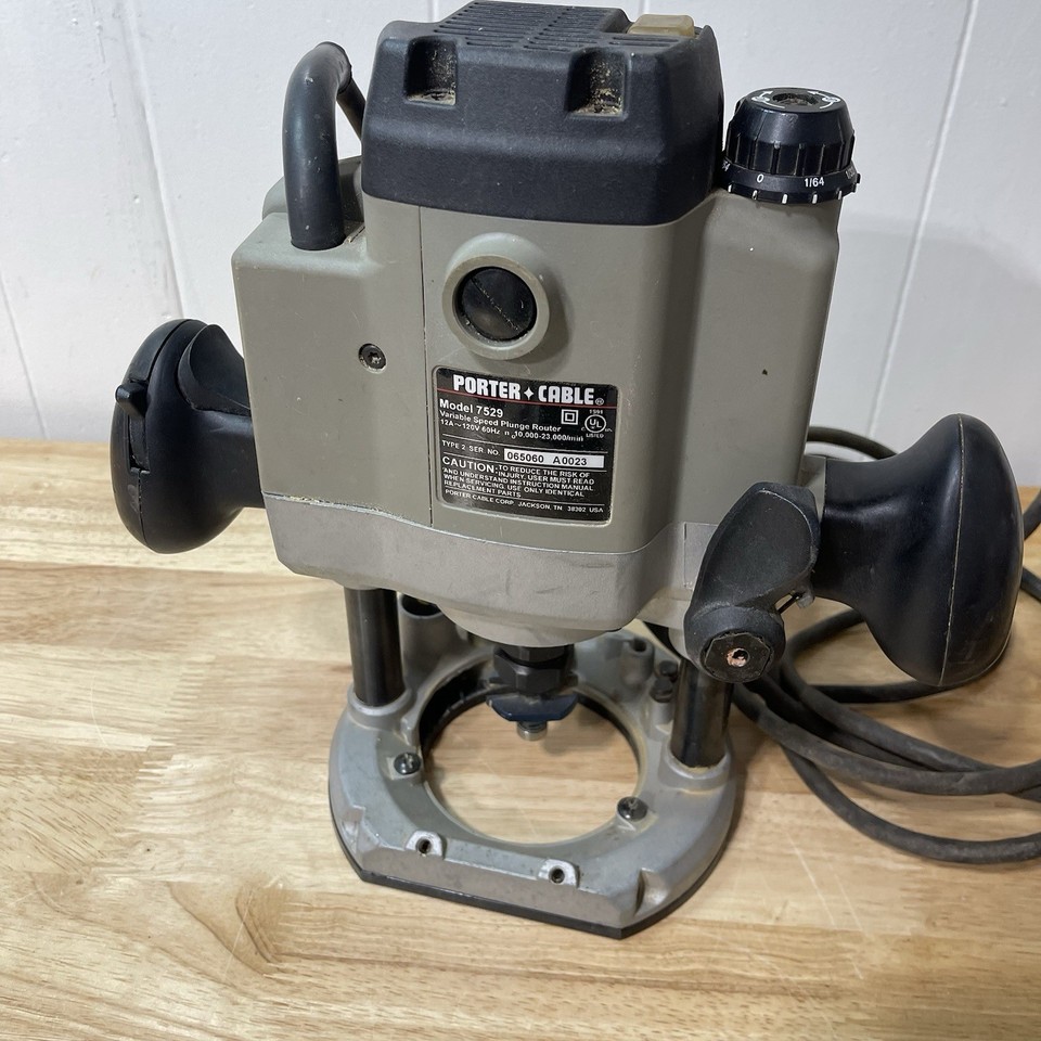 PORTER-CABLE 7529 Variable Speed Plunge Router 12amp | eBay