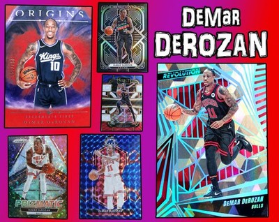 DeMAR DeROZAN Sammlung (NBA Spurs Bulls Kings) NUMBERED PARALLELS INSERTS