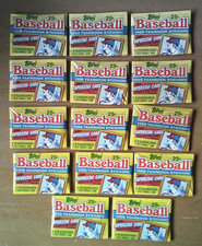 1988 Topps Baseball Yearbook Stickers Lot of 14UNOPENED PACKS