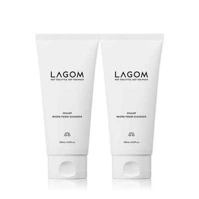 LAGOM Cellup Micro Foam Cleanser 150ml x2 Deep Cleansing Hydrating K-Beauty