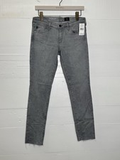 AG Adriano Goldschmied The Legging Ankle Super Skinny Jeans Grey NWT 215 Sz 27
