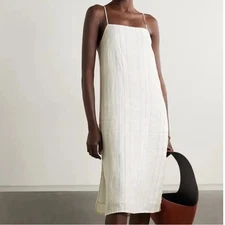 Alex Mill rose striped linen sleeveless dress m medium sleeveless