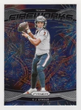 C.J. Stroud 2024 Panini Prizm Fireworks #3 Houston Texans