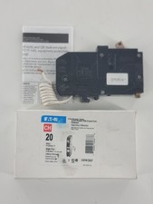 Eaton Dual Function AF/GF Breaker, 20A, Pigtail, 10kAIC CHFN120DF 