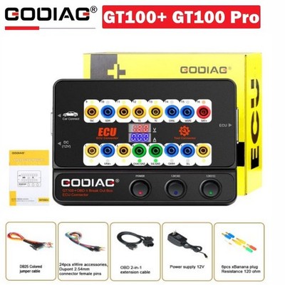 GODIAG GT100+ New Generation Breakout Box OBDII Protocol Detector Bench Tool