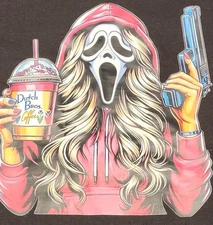 FAMS Barbershop Dutch Bros Coffee Halloween Shirt Ghostface Killer Horror Shirt