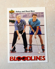 #647 1991-92 Upper Deck Bloodlines Valery And Pavel Bure