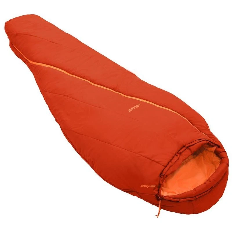 Vango Zenith 200 Mummy Sleeping Bag Recycled Synthetic 3 Season Red