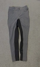 Kerrits Gray Full-Seat Fleece Lined Breeches M