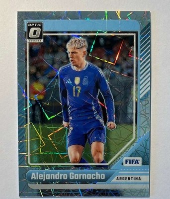 2024-25 Donruss - Optic Velocity  #77 Alejandro Garnacho Chelsea Argentina