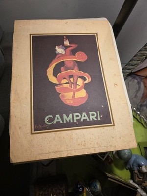 CAMPARI L'APERITIVO Original Poster 39x55'' Leonetto Cappiello