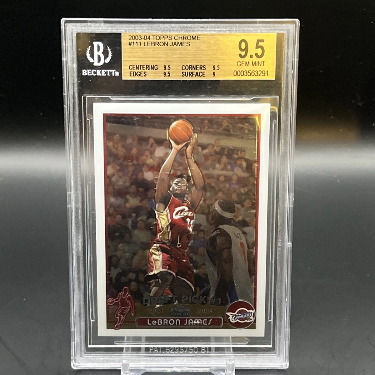 LeBron James Beckett Grading Services (BGS) 9.5 Graded Basketball