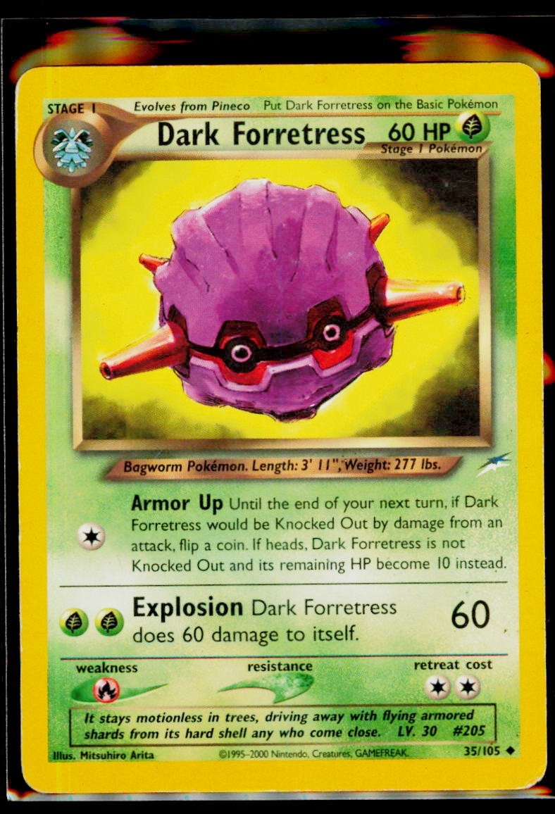 Pokémon TCG - Neo Destiny - Unlimited - Dark Forretress 35/105 HP