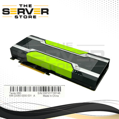 Nvidia Tesla K80 GPU 24GB GDDR5 PCIe 3.0 GPU Accelerator Card 699-22080-0200-531