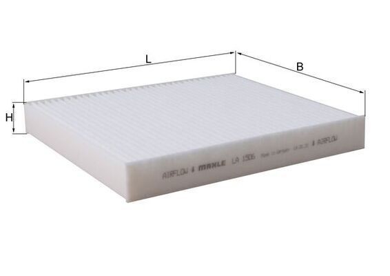MAHLE LA 1506 Cabin Air Filter Fits Lexus ES LBX LM RX UX NX 2 Mazda 2 Hatchback