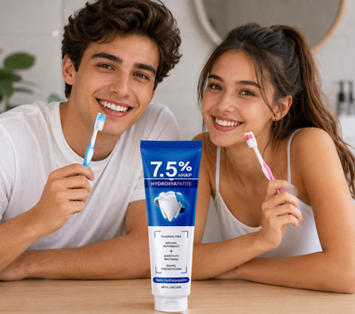 Premium Nano Hydroxyapatite Toothpaste - 7.5% nHAP for Brighter-(4.23oz/120g)