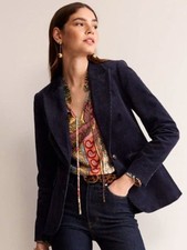BODEN Marylebone Corduroy Blazer Size 6 Preppy Academia College Business Casual