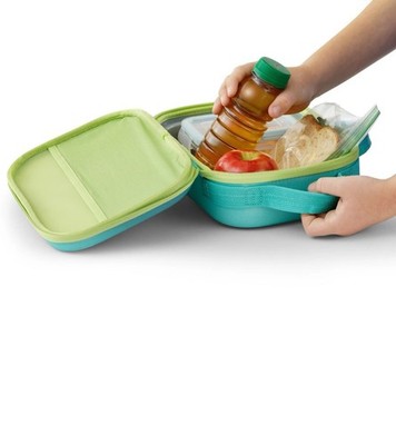 Firefly! Outdoor Gear Youth Insulated Lunch Box - Blue/Green, Unisex