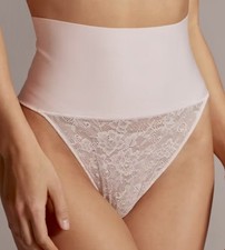 MAIDENFORM Cool Comfort Tame Your Tummy Lace Thong Control Panty Womens S XL 2XL