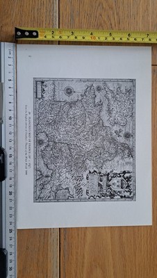 Vintage Landkarte Frankreich 