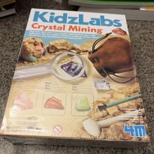 KidzLabs Crystal Mining Kit, NEW SEALED