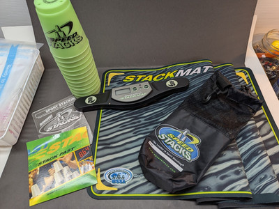 Speed Stacks Starter Kit Set Of 12 Cups Timer Carrying Bag Video And Playmat