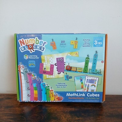 Learning Resources Mathlink Würfel Zahlenblöcke 1-10 Aktivitätsset pädagogisches Spielzeug