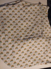 Full Size Fitted Sheet Rainbow Stars Clouds Pillowfort